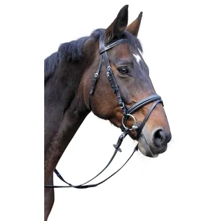 Covalliero Trensenzaum Classic Leder Pony Braun