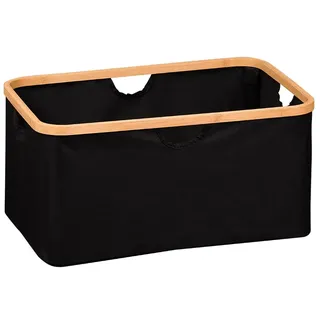 KESPER Aufbewahrungskorb aus Bambus 54 x 37 x 26 cm schwarz, braun