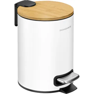 Songmics Kosmetikeimer 3 l Wolkenweiß