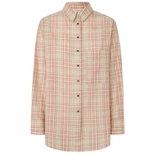 Pepe Jeans Rita Check Langarmhemd - Light Beige - L
