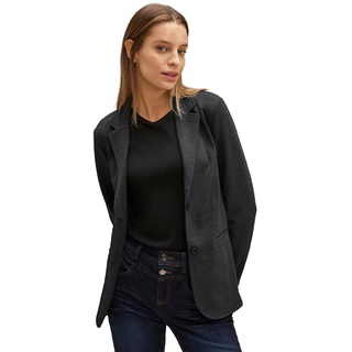 Street One Damen Qr Basic Blazer, Black, 38