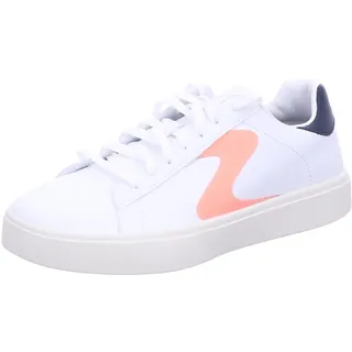 Skechers Damen Eden LX Top Grade Eden LX Top Grade, Weißer Duraleather marinerosa Besatz, 38.5 EU