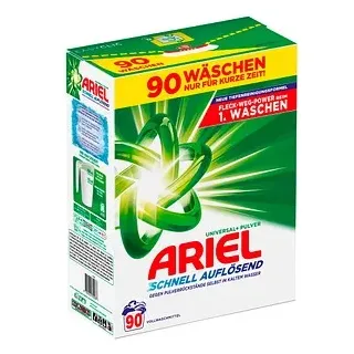 Ariel Vollwaschmittel Pulver 90 WL