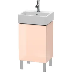 Duravit L-Cube Waschtischunterbau stehend, 1 Tür, Anschlag rechts, 43,4x34,1 cm, für Vero Air 072445, Farbe: Apricot Pearl Hochglanz Lack