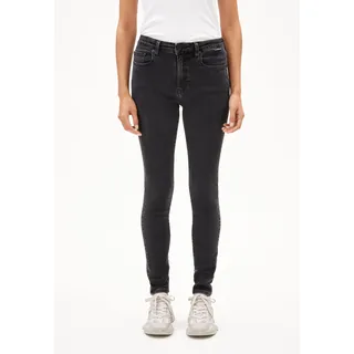TILLAA MID WAIST SKINNY JEANS |   Bio-Baumwoll Mix X-Stretch - schwarz (26-34)
