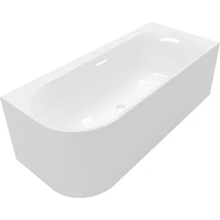 Villeroy & Boch Loop & Friends Oval Duo Vorwand-Badewanne, 170 x 75 cm für Eckeinbau rechts - Weiß