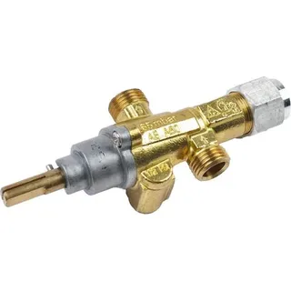 Einfacher Gashahn/-ventil für professionelle Horeca-Geräte - Öfen, Grills, Drehspieß, kompatibel mit Empero und GGM | Typ2