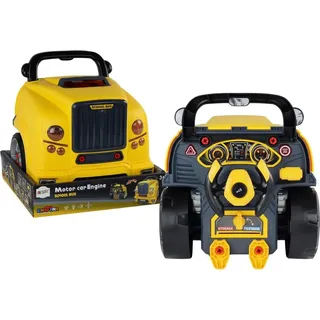 Werkstatt Motorbus Demontage Bausatz Motor Set Bus Spielzeug Fahrzeug, Größe:Uniwersalny - Gelb