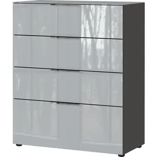 Germania Kommode Oakland, 3695-587 grafit, silber 83,0 x 42,0 x 102,0 cm, 1 St.