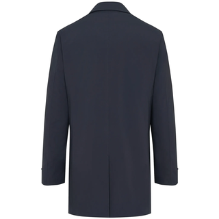 Kurzmantel BUGATTI "wasserabweisend", Herren, Gr. 26, blau (marine), 100% Polyester, unifarben, normal, normaler Saum, Mäntel Kurzmantel, für das ganze Jahr geeignet