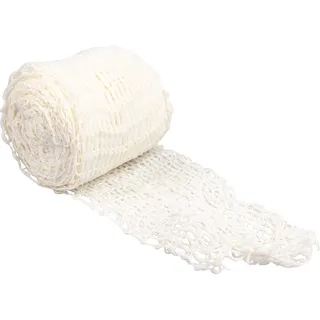 BROWIN 31 310103 Räuchernetz, weiß, 22 cm x 4 m, zum Räuchern, Brühen, Kochen und Braten von Fleisch von bis zu 2,5 g bei max. 220°C, Cotton