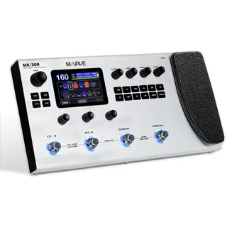 M-VAVE MK-300 Gitarren-Bass-Verstärker-Modeler mit Effektprozessor, 320+ Effekte, 160 Presets, Looper, Drum-Machine, BT Wireless App-Steuerung