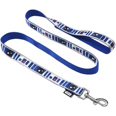 Star Wars R2D2 Droid Hundeleine, 182,9 cm, kann einfach an jedem Hundehalsband oder Geschirr befestigt Werden | Star Wars R2D2 Blaue Nylon-Hundeleine 183 cm für alle Hunde