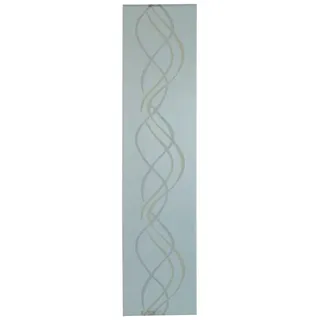Homing Daike Schiebegardine Klettband 60 x 245 cm Gelb/Transparent 1 Stk.