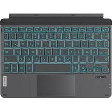 Inateck Surface Go Tastatur,für Surface Go 4 (2023), Surface Go 3/2/1 Gen,Bluetooth 5.3, 7-Farbige Hintergrundbeleuchtung,Surface Go Tastatur mit Touchpad, KB02028