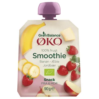 Smoothie erdbeer/banana BIO - 90 g