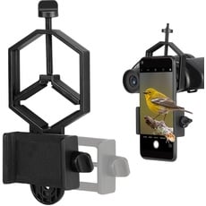 SOLOMARK Großformat Universal Telefon Adapter Kamera für Spektiv/Teleskop/Mikroskop/Ferngläser fit Okulardurchmesser 32mm -62mm