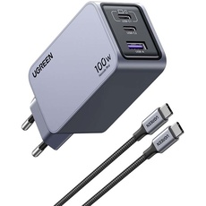 Bild Nexode Pro 100W GaN Charger With USB-C Cable Universal Schwarz, Grau