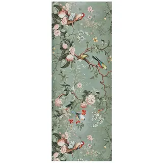 Atticgo Küchenläufer waschbar Mehrfarbig Ricci 52/100 cm , Grün , Textil , Floral , Rechteckig , 52x100 cm , Oeko-Tex® Standard 100 , waschbar, antistatisch, leicht zusammenrollbar, rutschfeste Unterfläche , Teppiche und Böden, Teppiche, Teppichläufer, Küchenteppiche