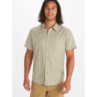 Marmot Reise-/Wanderhemd Aerobora (angenehmer Tragekomfort) Kurzarm vetivergrau Herren