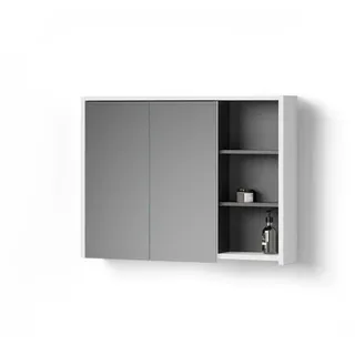 livinity Vomano 100 cm grau/weiß