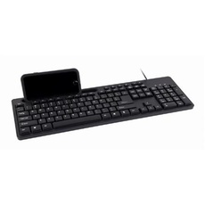 Bild von KB-UM-108 Tastatur USB QWERTY US Schwarz