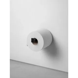 Keuco EDITION 11 Toilettenpapier-Ersatzrollenhalter, verdeckte Befestigung, 11163370000, Farbe: Schwarz Matt