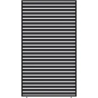 Paragon Lamellen Sichtschutz für Pergola Grand Tuscan 14 135 x 2,34 m Grau