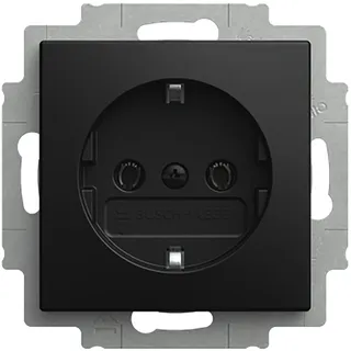 Busch-Jaeger Steckdoseneinsatz Unterputzmontage Schwarz 1 St.