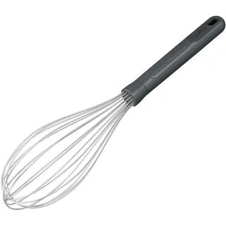 Zyliss Großer Schneebesen Edelstahl/Silikon, Rührbesen für Kuchen, 30 cm