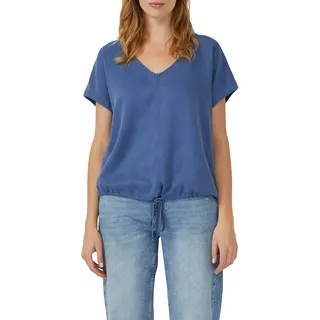 s.Oliver Ärmellose Bluse aus Lyocell blau 42