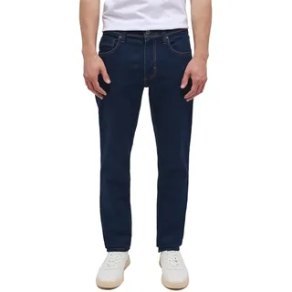 MUSTANG Herren Jeans Washington Straight Straight Fit Blau - Dark Blue Denim, Größe:29W / 32L, Farbvariante:Dark Blue Denim 900