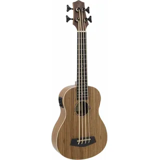 Dimavery UK-700 Bass-Ukulele. Zebra