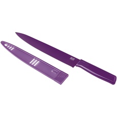 KUHN RIKON 23961 Messer Schinkenmesser Colori 1 Tranchiermesser violett 34,8 cm m. Klingenschutz