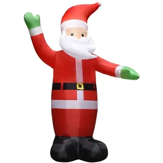 vidaXL LED Weihnachtsmann Aufblasbar mit LEDs Weihnachtsdeko IP44 3 m