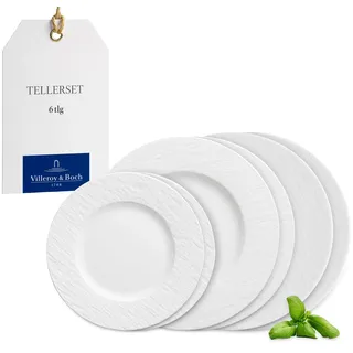 Villeroy & Boch Manufacture Rock Geschirrset 6-tlg. weiß