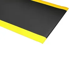 Bild von Orthomat® DIAMOND Arbeitsplatzmatte (L x B x H) 1500 x 900 x 9mm Schwarz, Gelb