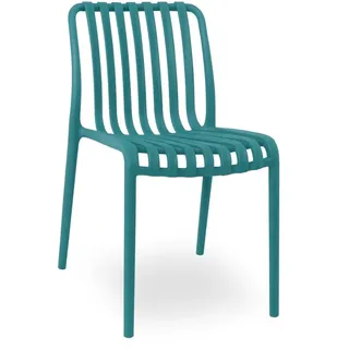 Iside Gartenstuhl Aus Plastik Polipropylene, Comfort Premium, Grün, 1 Stück