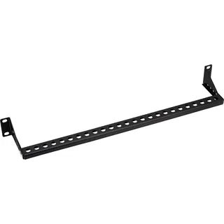 VALUE 19-Zoll-Rack montierbare Kabelführungsschiene (horizontal), einstellbare Tiefe, 1HE, schwarz
