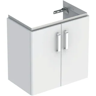 Geberit Renova Compact Unterschrank für Waschtisch, mit zwei Türen, 59,7x60,3x36,7cm, weiß, 501.926.01.1