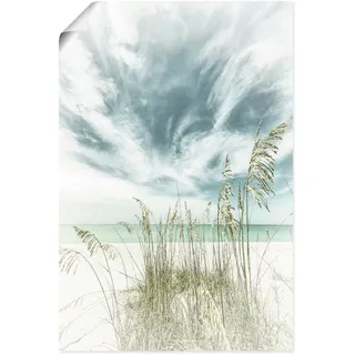 Artland Wandbild »Himmlische Stille am Strand Vintage« Strandbilder 1 Stk. tlg. als Alubild, Outdoorbild, Leinwandbild, Poster, Wandaufkleber, weiß