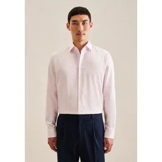 seidensticker Businesshemd »Schwarze Rose« Slim 1/1 Kentkragen Gestreift, rosa