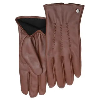 PEARLWOOD Lederhandschuhe »Gates«, weiches Innenfutter aus Fleece, braun