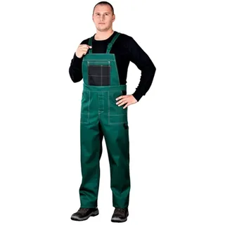 Reis MMSNB_62 Multi Master Schutzlatzhose | Latzhose Herren, Arbeitslatzhosen Männer | Grün-Schwarz | 62 Größe