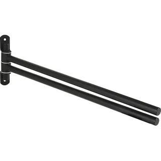 Technik Team Bulon Handtuchhalter zweiarmig schwarz matt