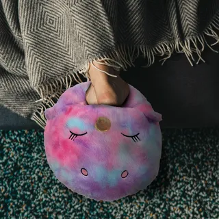 Mad Monkey Fußwärmer-Pad Einhorn pink