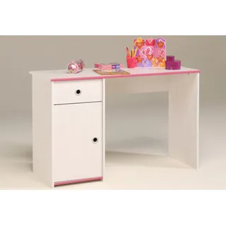 Parisot Kinderschreibtisch Smoozy 121 x 77 x 50 cm Kiefer rosa