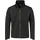 MNS wind und wasserabweisende Herbstjacke mit warmer Innenseite leichte Wanderjacke mit 2-Wege-Stretch black 54