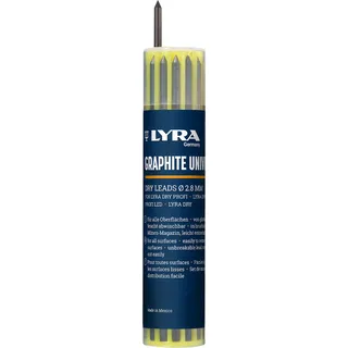 Lyra Pet Ersatzminen Set gefüllt mit 12 Stück Universal-Graphit-Mine in 2B, 2,8 mm