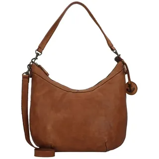 Harbour 2nd Hobo »Amar« Umhängetasche, Damen Schultertasche, Tragetasche mit RV-Vordertasche, braun